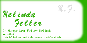 melinda feller business card